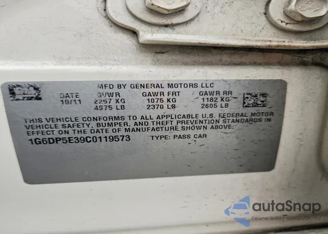 2012 Cadillac Cts Premium Collection z USA, uszkodzony, nr VIN 1G6DP5E39C0119573